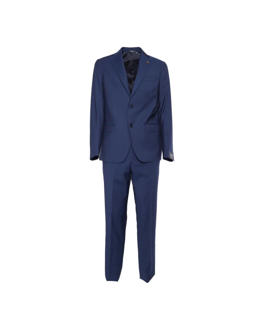 BRERAS Milano Blue Single Breasted Suits for men