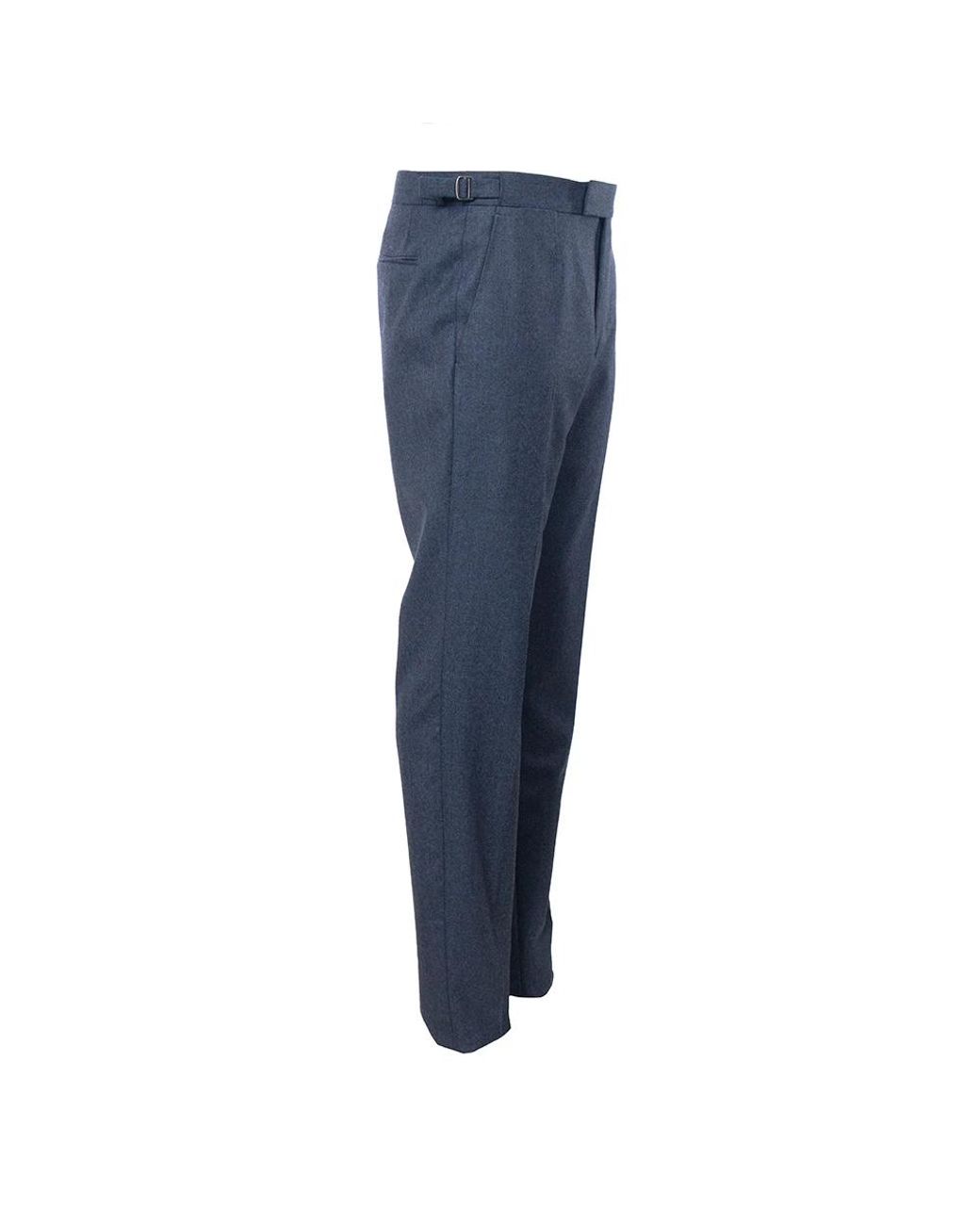 Zegna Blue Suit Trousers for men