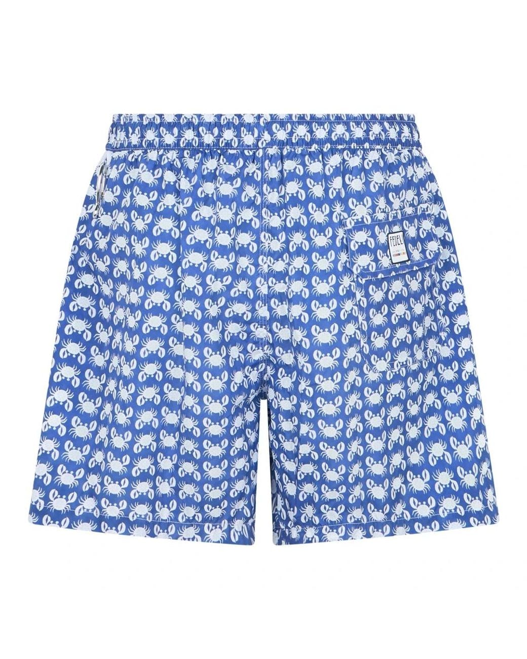 Fedeli Blue Beachwear for men