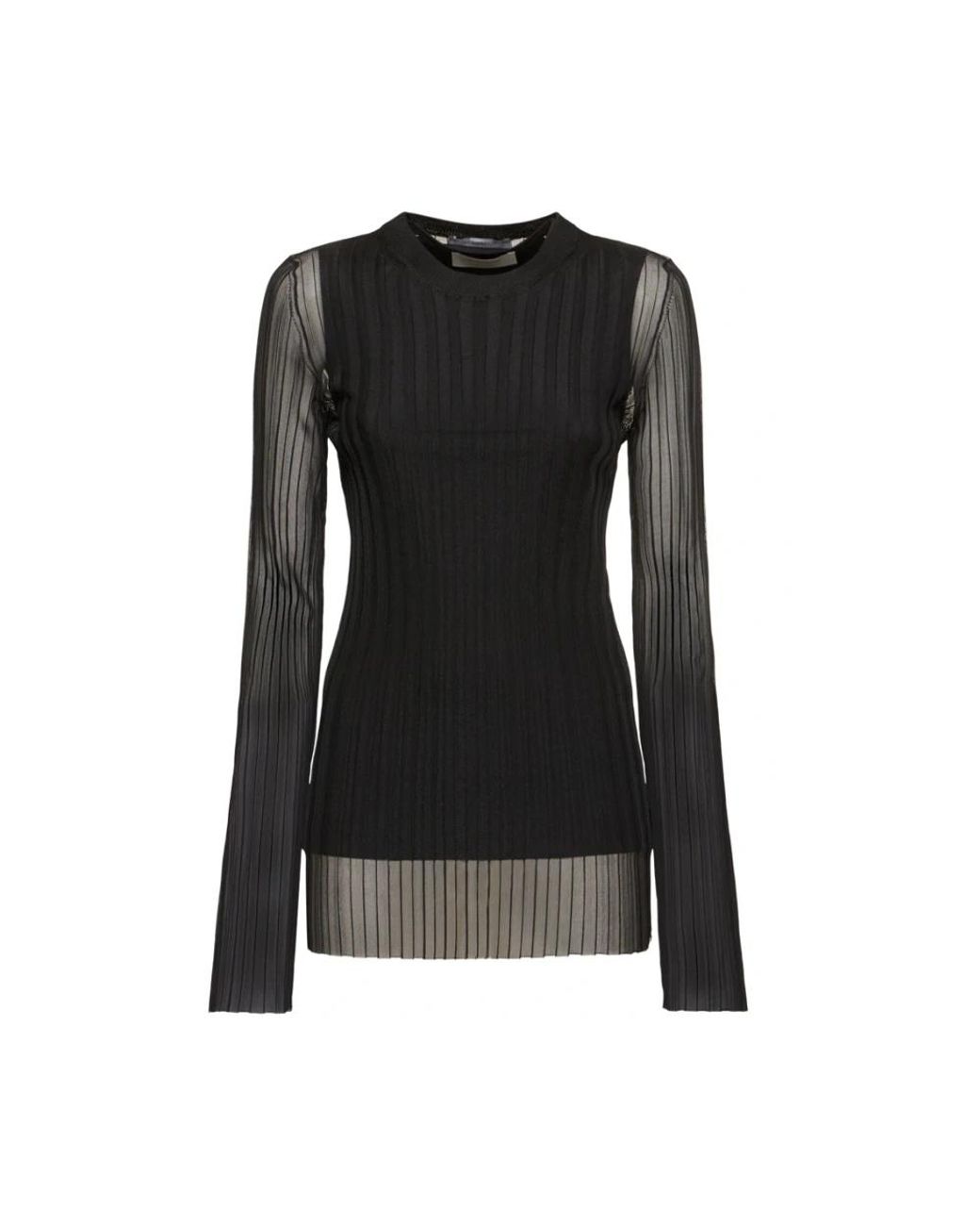 Sportmax Black Long Sleeve Tops