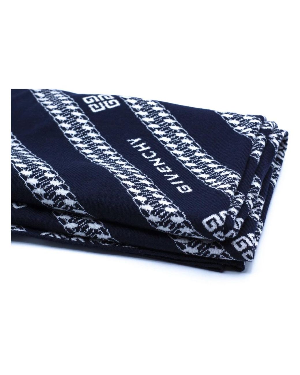 Givenchy Blue Winter Scarves