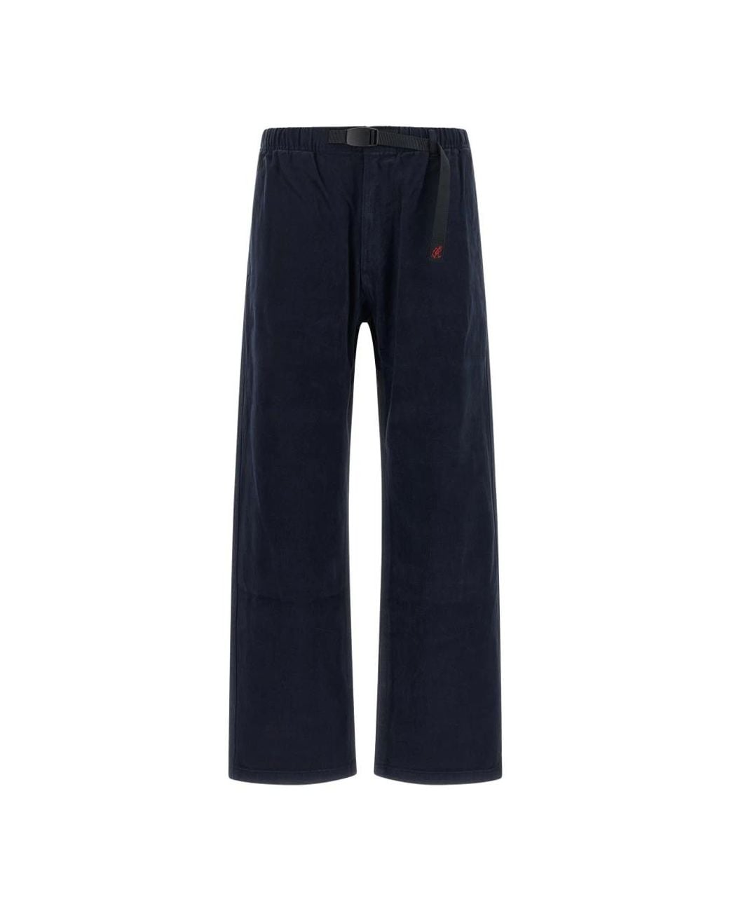Gramicci Blue Straight Trousers for men