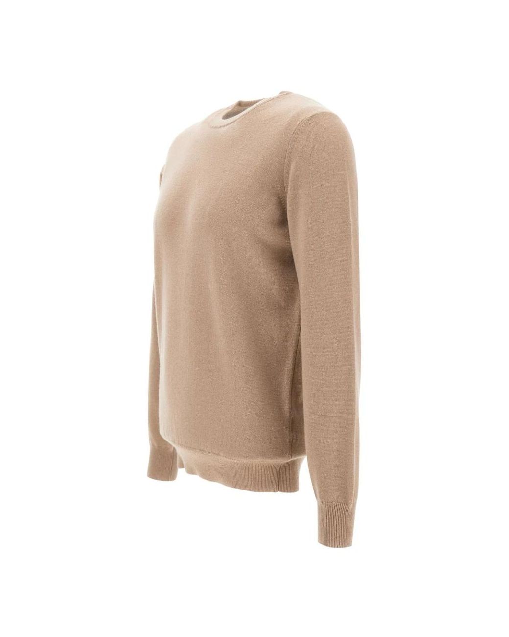 Kangra Natural Round-Neck Knitwear for men