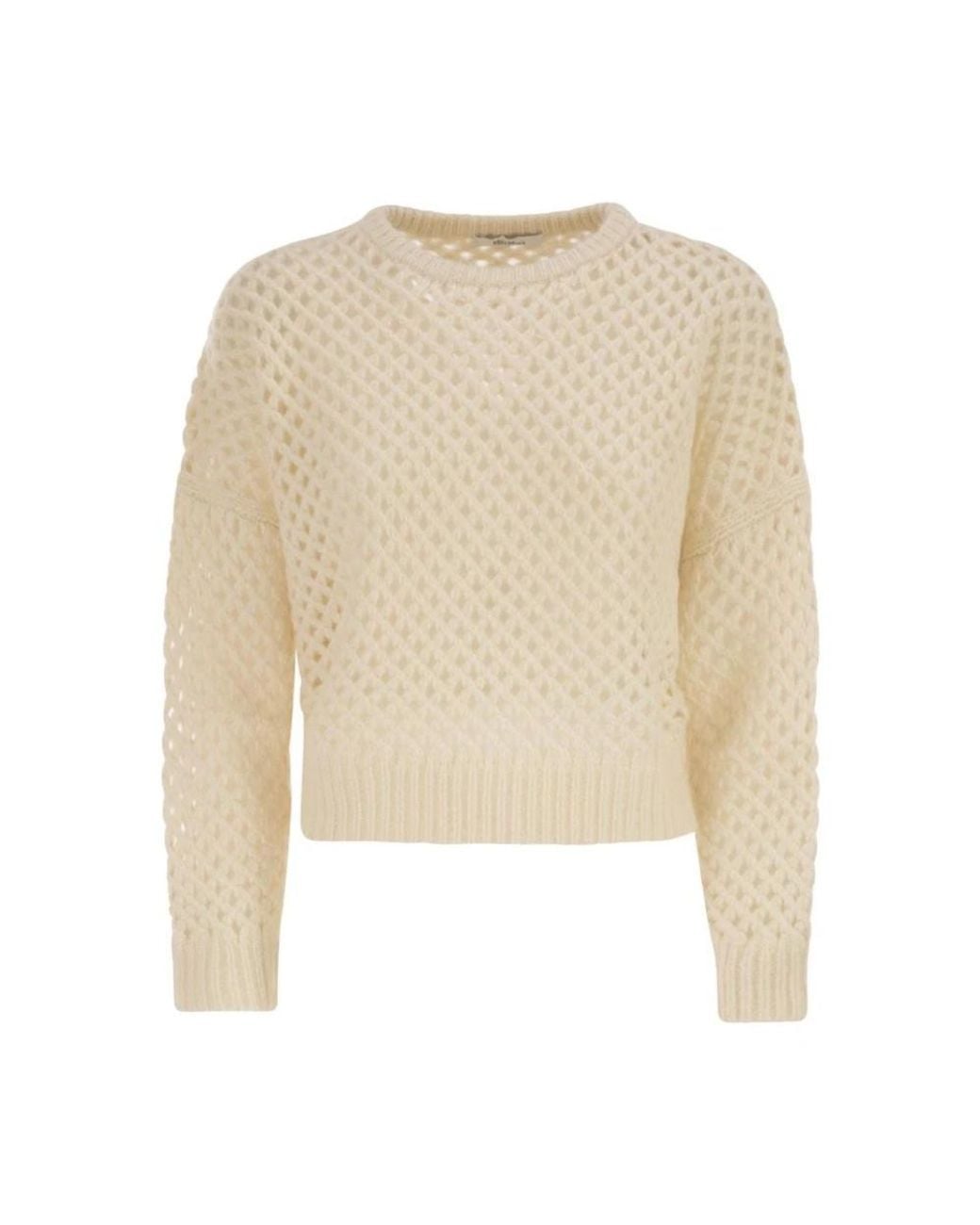 Max Mara White Cashmere Knitwear