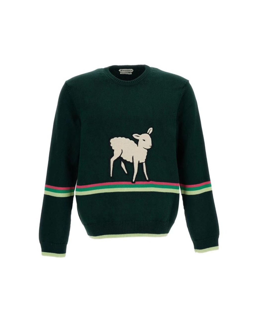 J.W. Anderson Green Round-Neck Knitwear for men