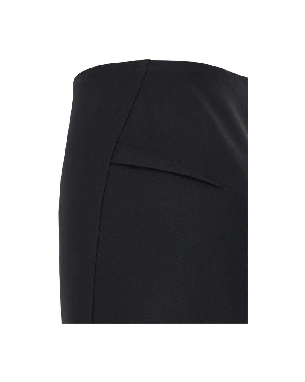 Versace Black Midi Skirts