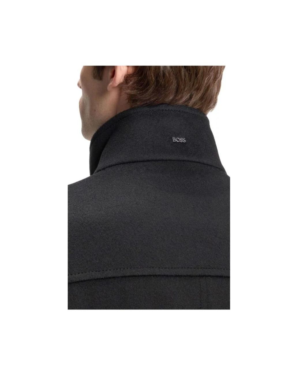 Single-Breasted Coats Boss de hombre de color Black