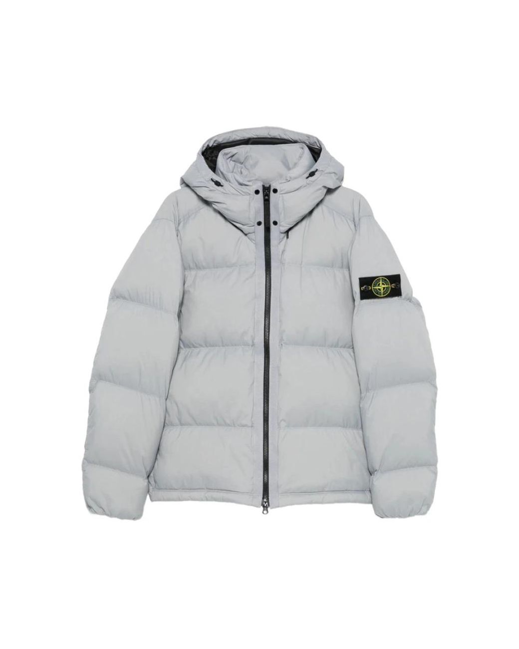 Down Jackets Stone Island de hombre de color Gray
