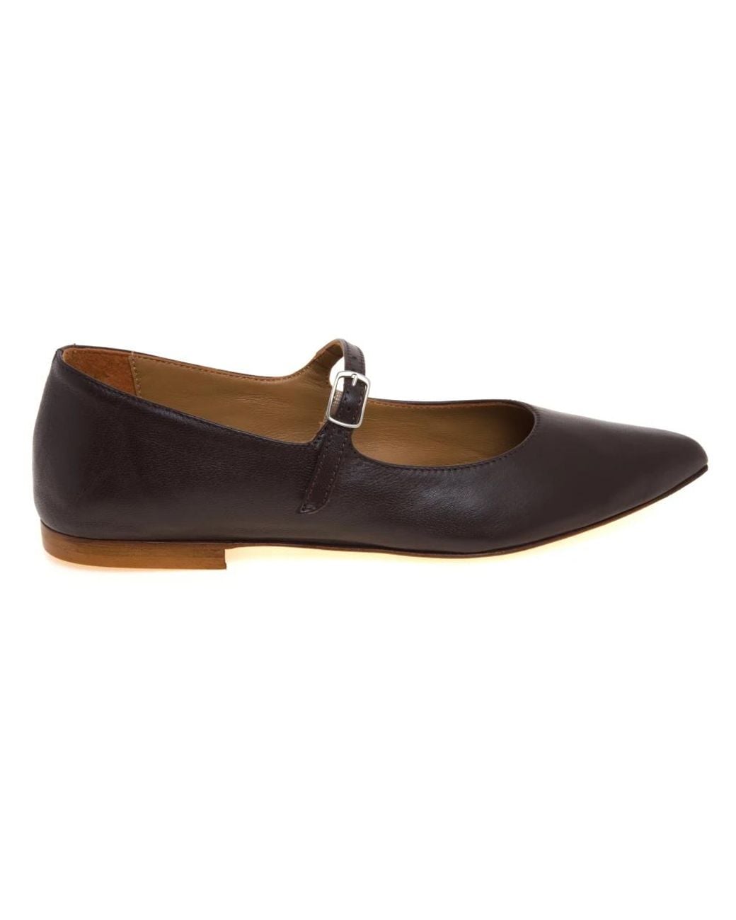 Anna F. Brown Ballerina Shoes