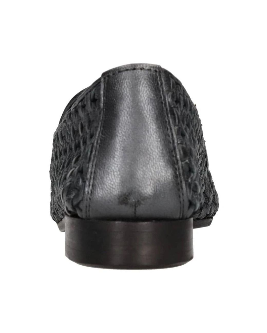 Emanuélle Vee Black Flache Schuhe Grau