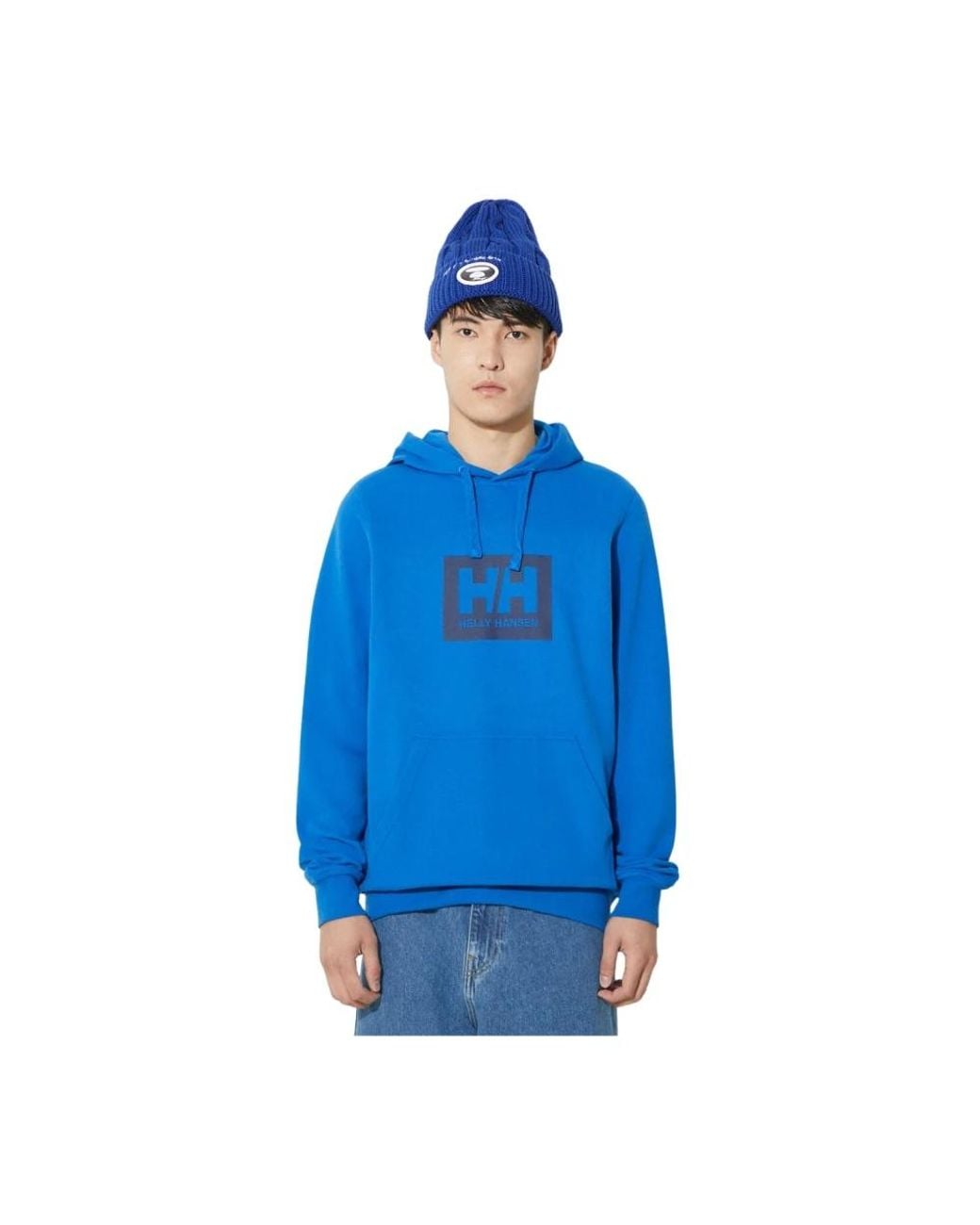 Helly Hansen Cotton Sweatshirt in het Blue voor heren