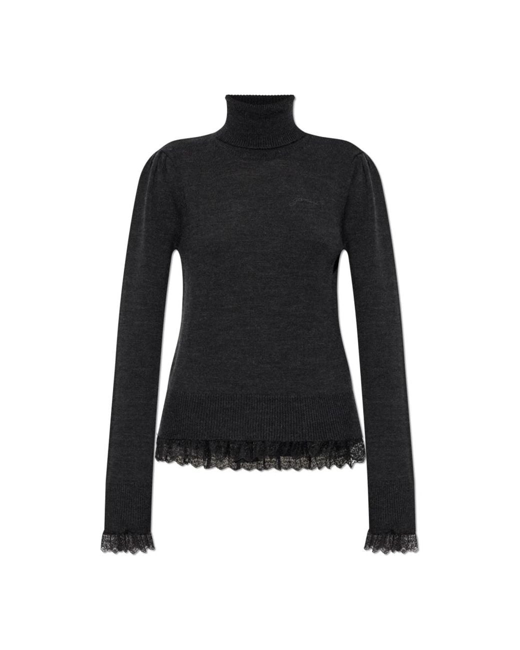 Ganni Black Turtlenecks