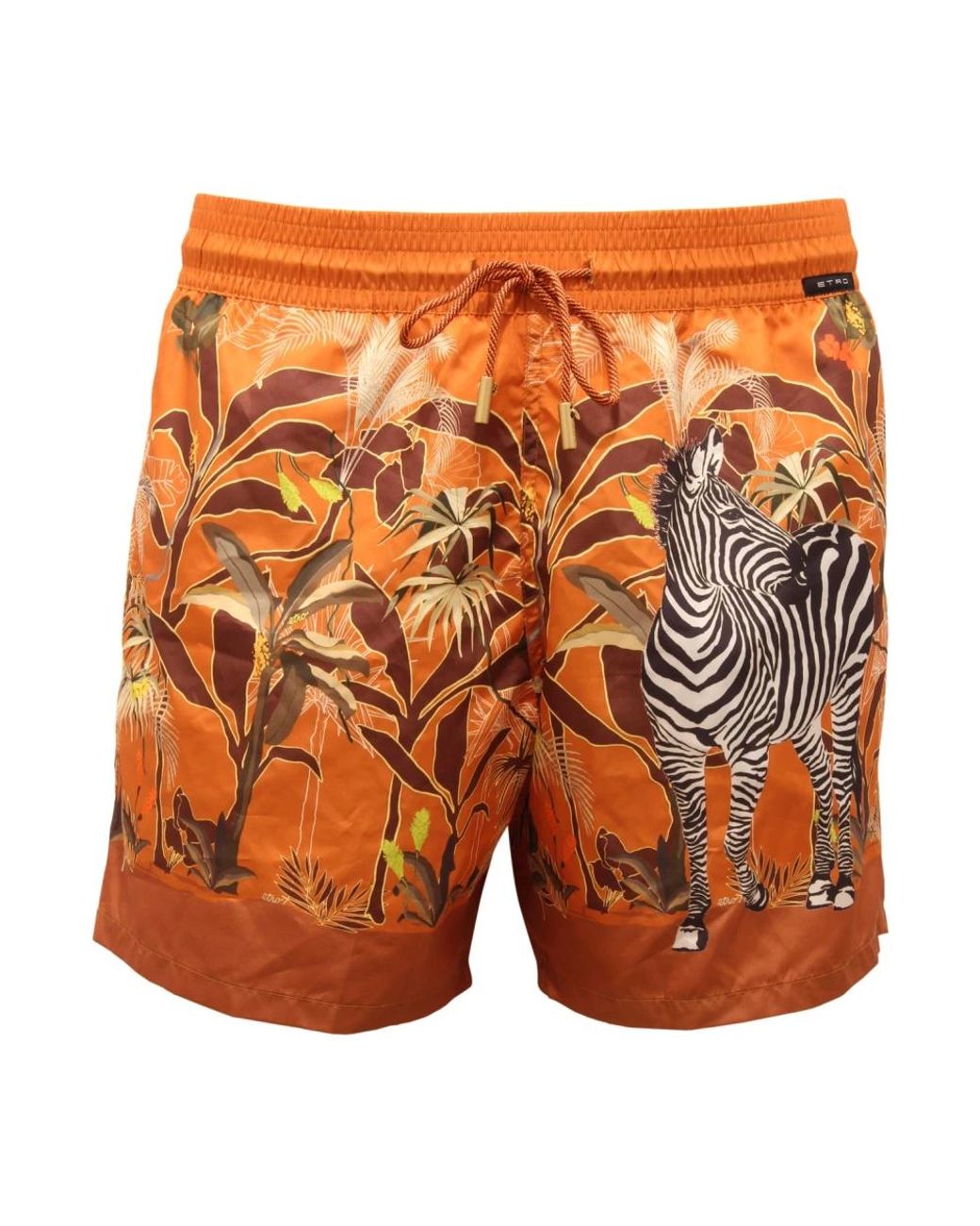 Etro Badmode ,Oranje ,Beachwear in het Orange voor heren