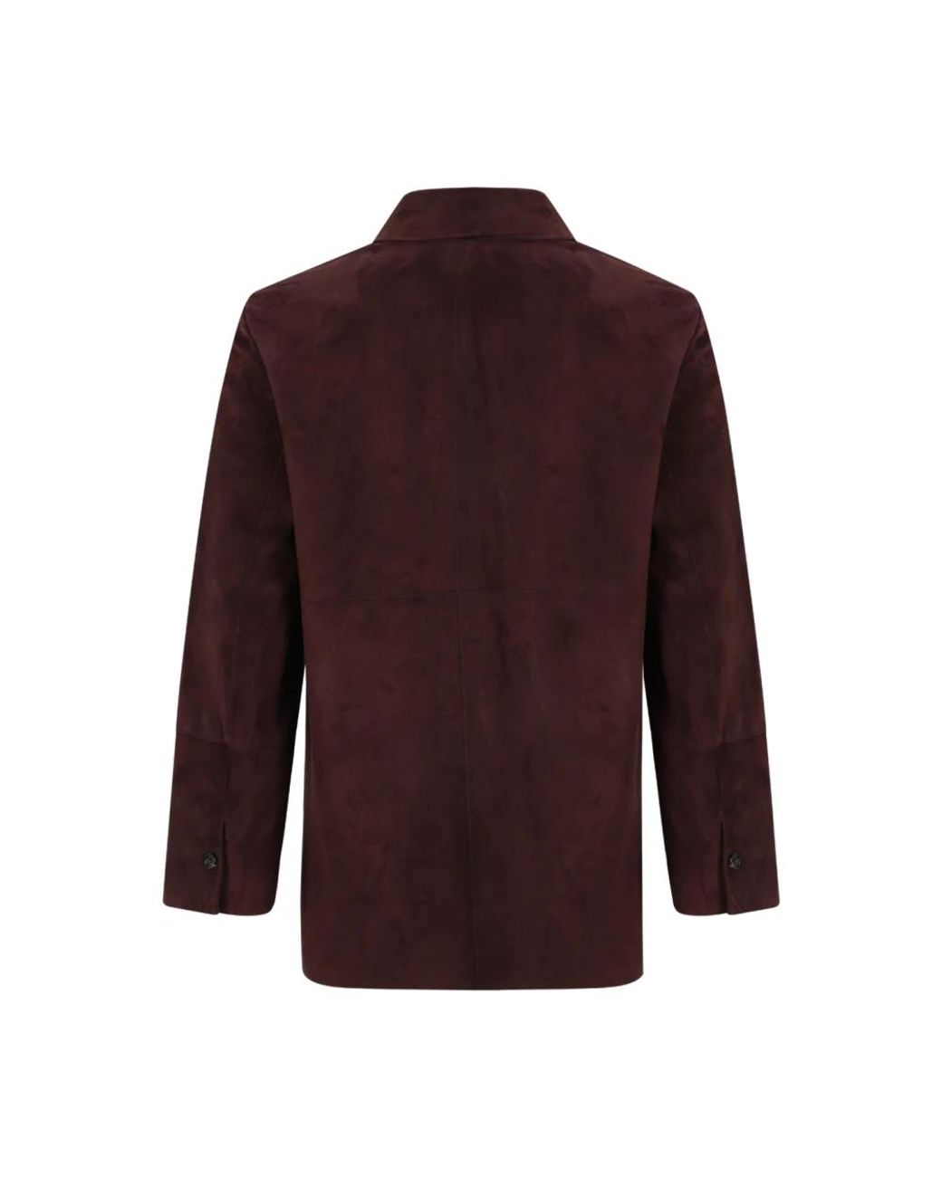 Max Mara Purple Leather Jackets