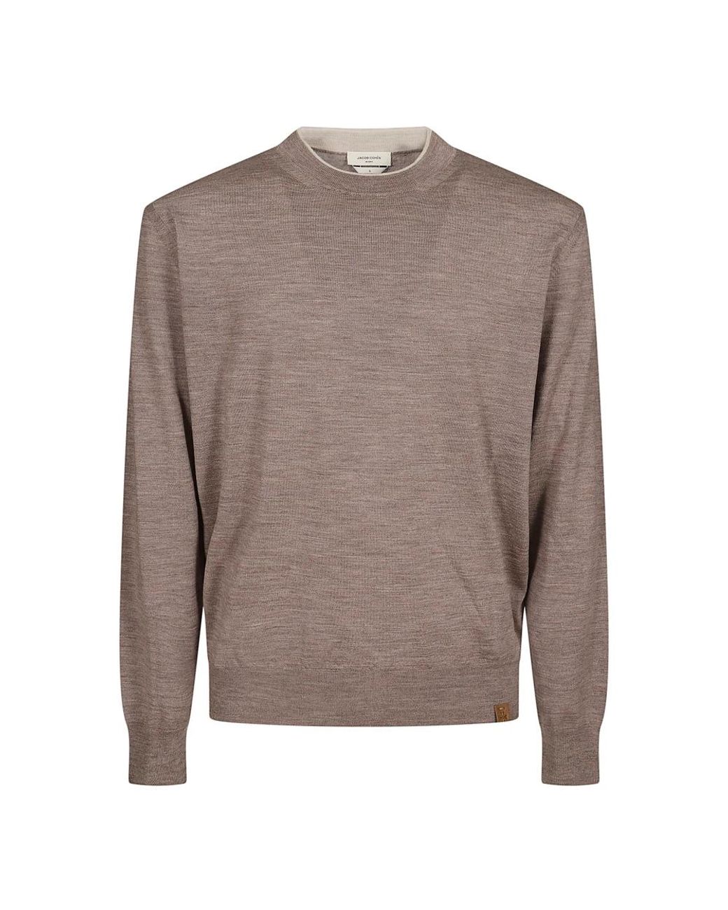 Jacob Cohen Brown Round-Neck Knitwear for men