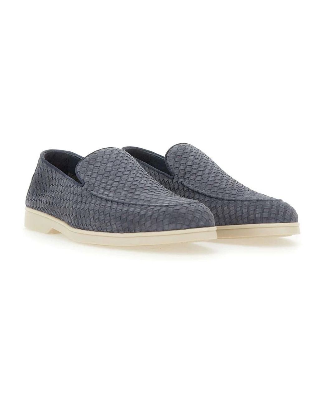 Doucal's Blue Loafers for men