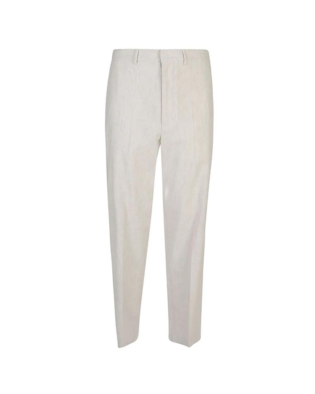 Department 5 Gray Straight Trousers for men