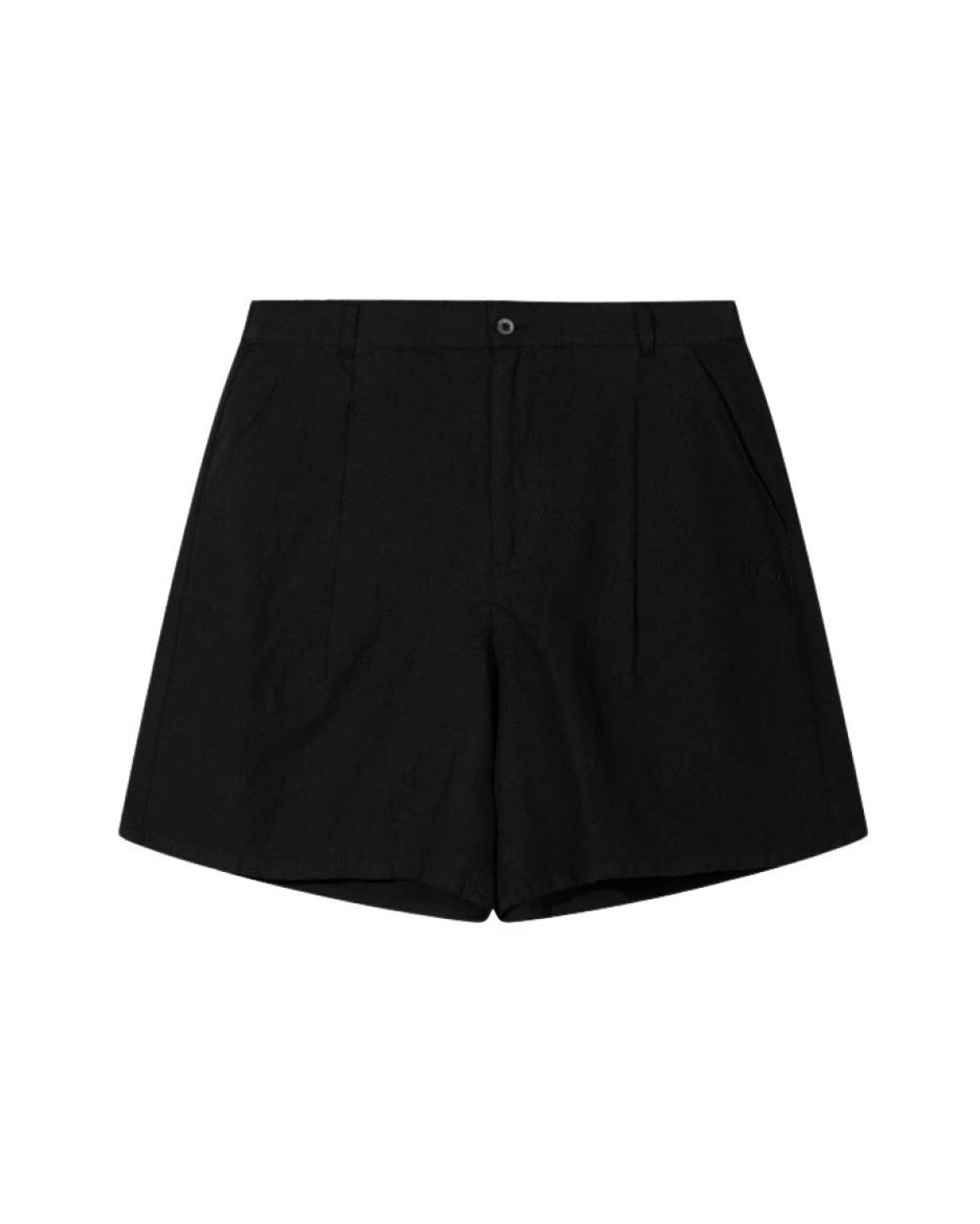10Days Black Casual Shorts