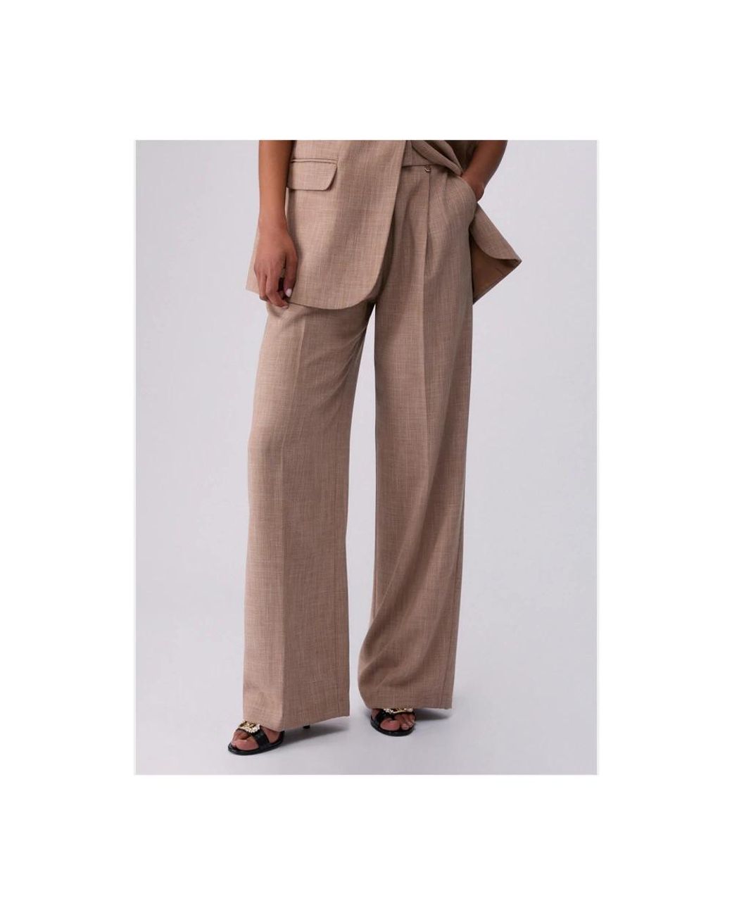 Liu Jo Brown Wide Trousers
