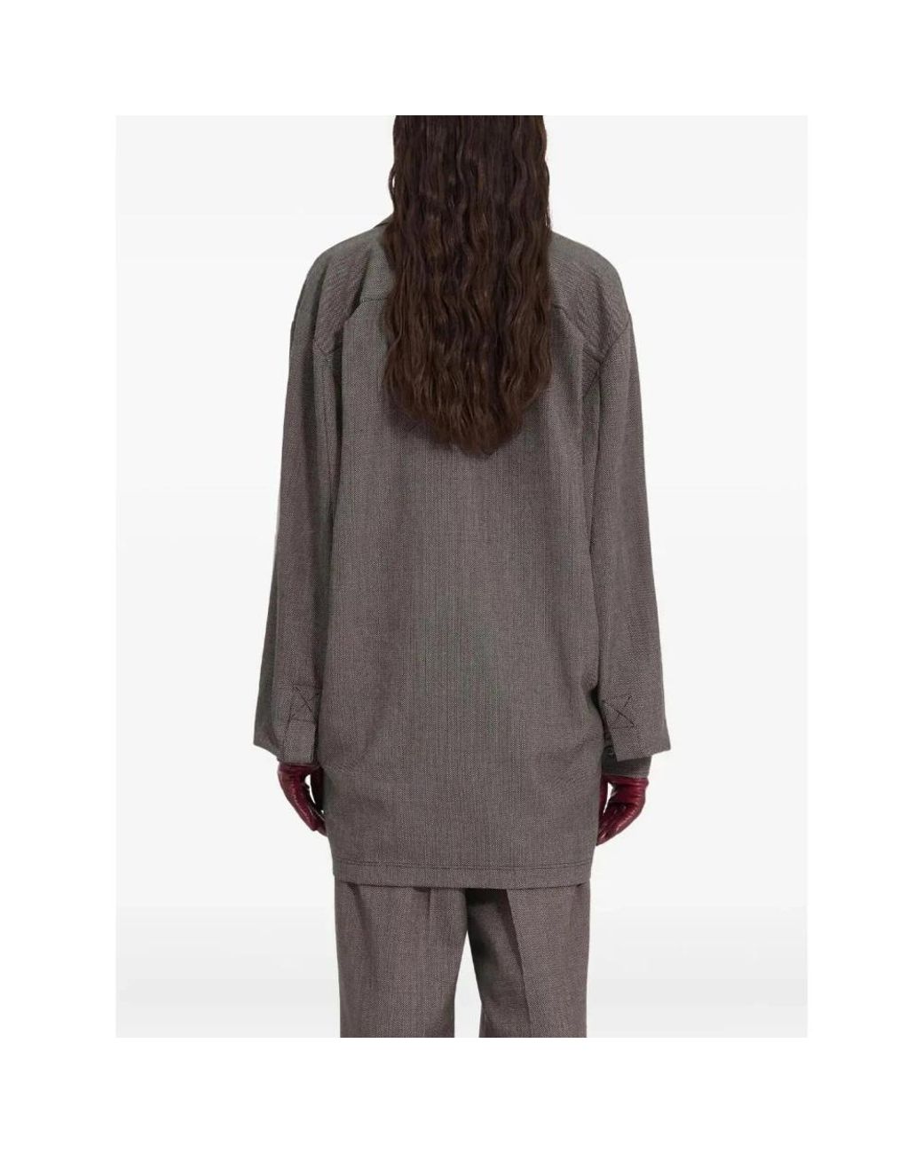 MM6 by Maison Margiela Gray Shirts