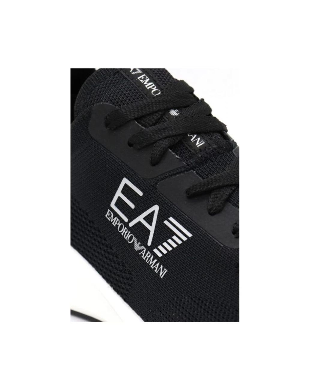 EA7 Black Sneakers for men