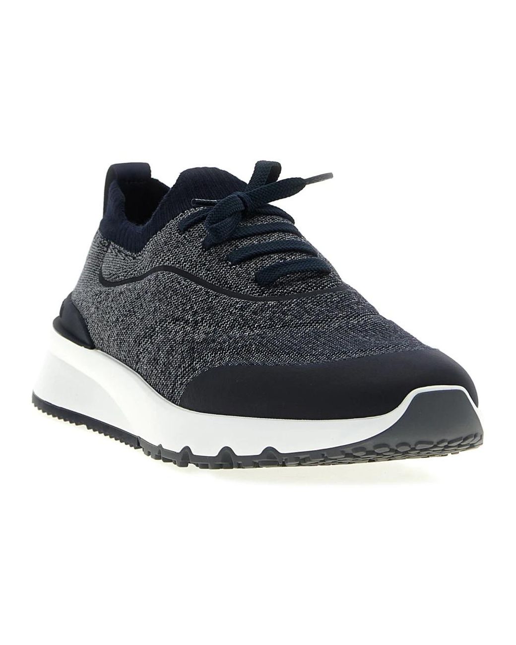 Brunello Cucinelli Blue Sneakers for men