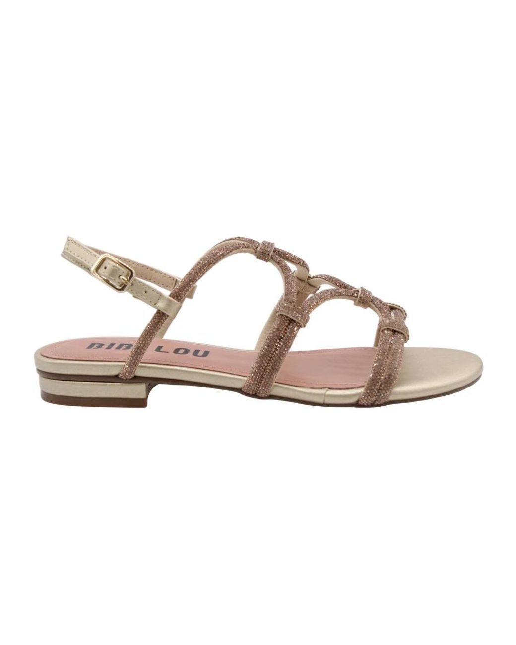 Bibi Lou Metallic Flat Sandals