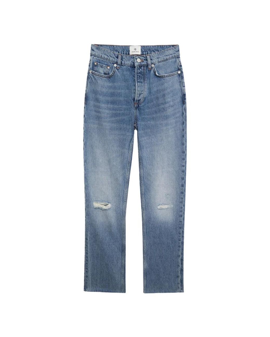 Anine Bing Blue Straight Fit Jeans