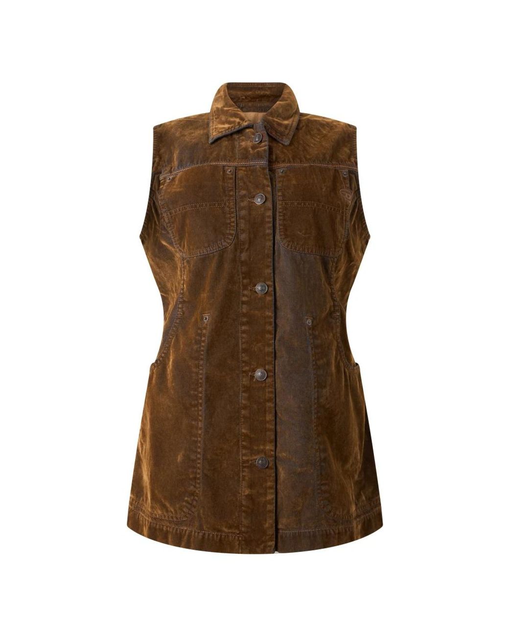 Vests DIESEL en coloris Brown