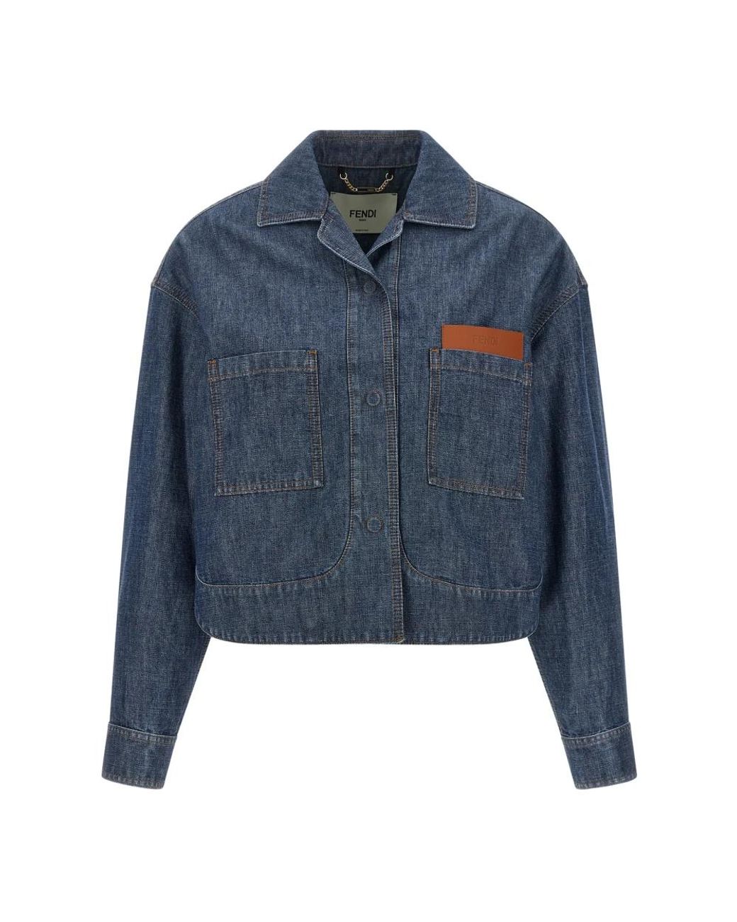 Fendi Blue Denim Jackets
