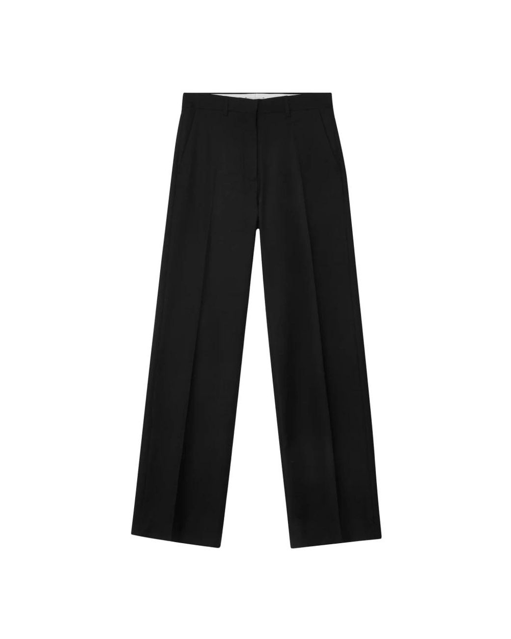 Dagmar Broeken ,Zwart ,Wol Elegante Pantalon De Costume in het Black