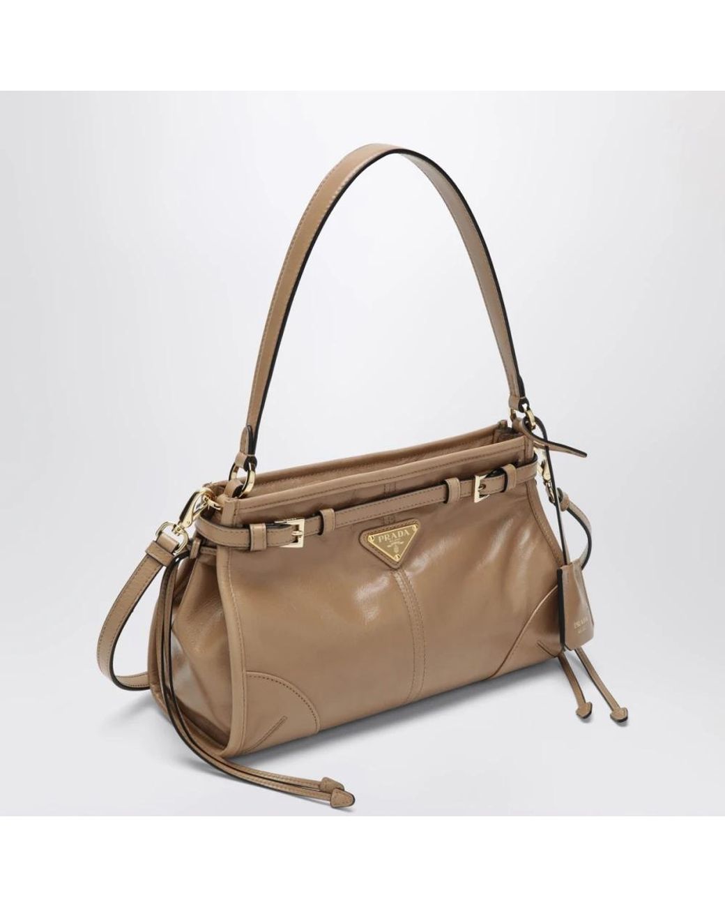Prada Metallic Schultertasche