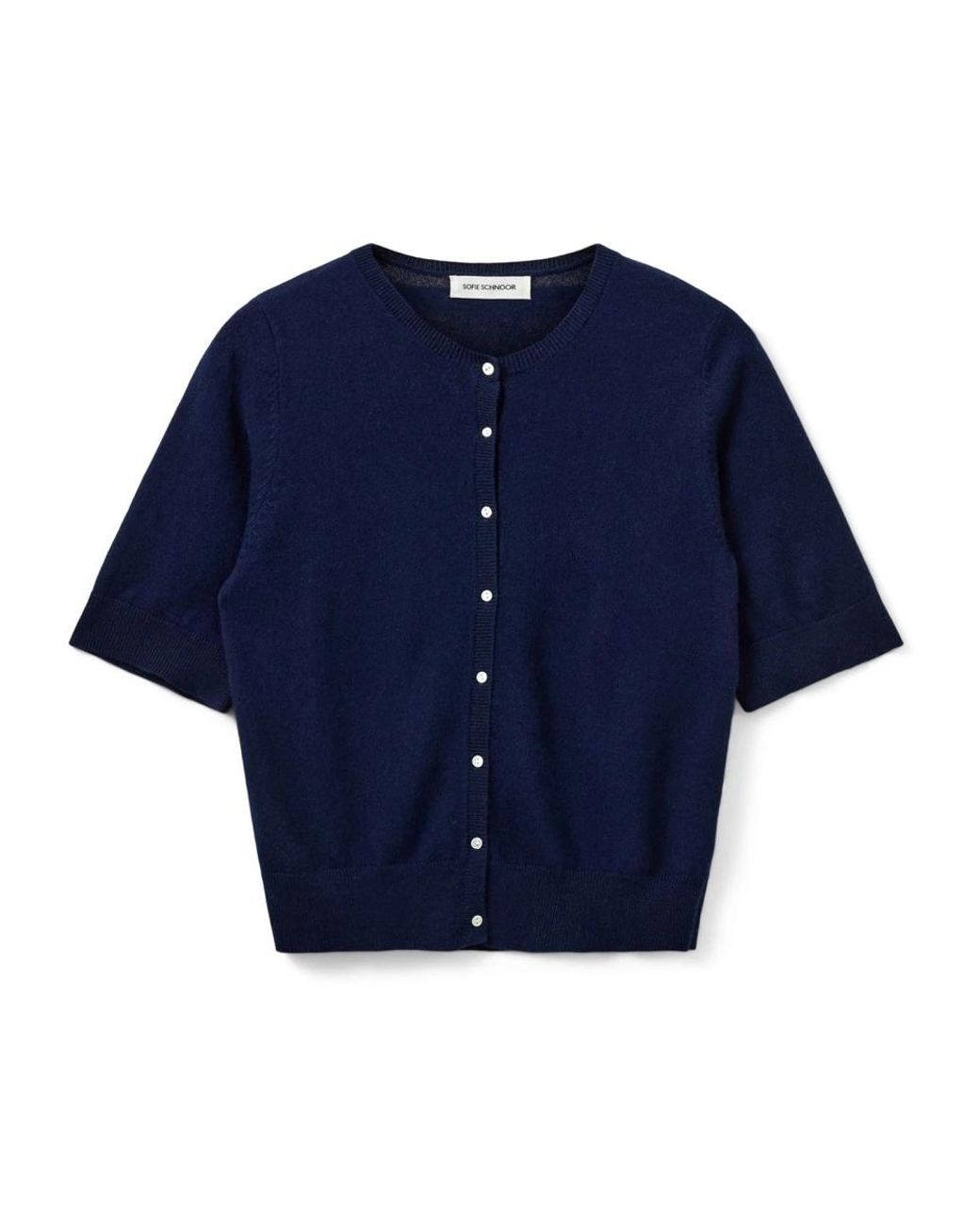 Sofie Schnoor Truien & Vesten ,Blauw ,Wol Sunasw Cardigan in het Blue