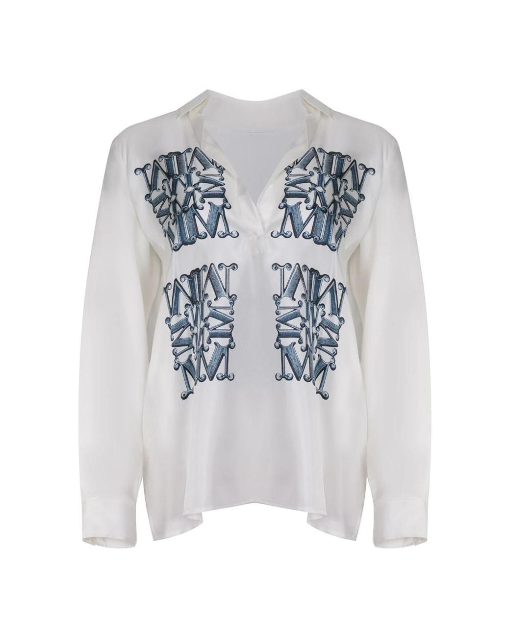 Max Mara Filtro Blouse in het Gray