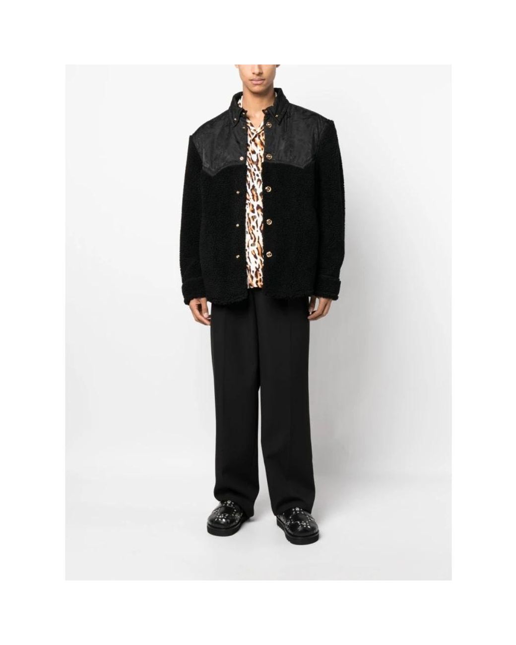Versace Black Light Jackets for men