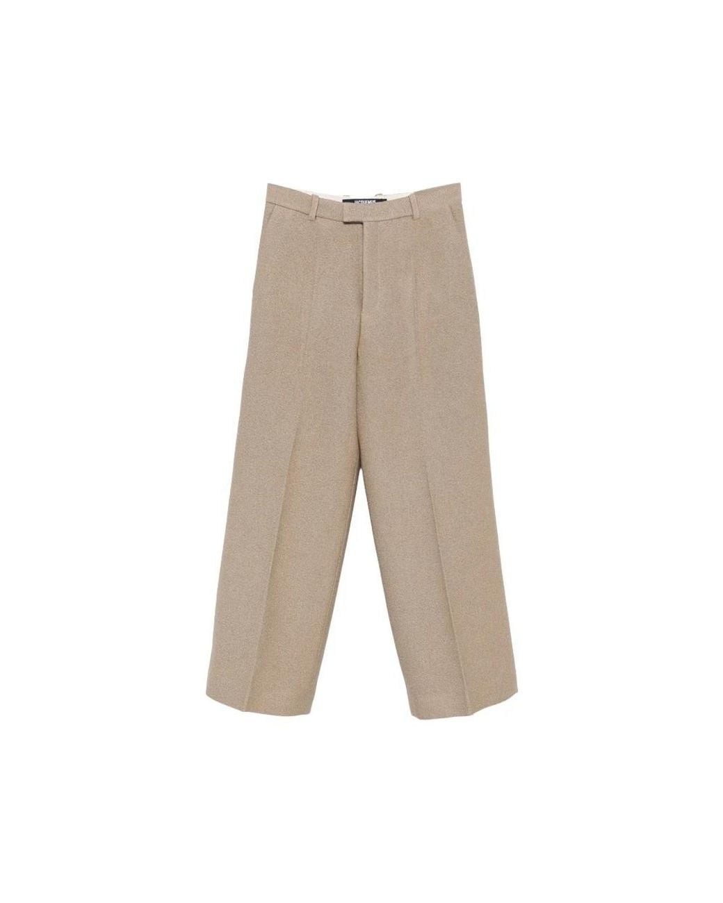 Jacquemus Gray Wide Trousers for men