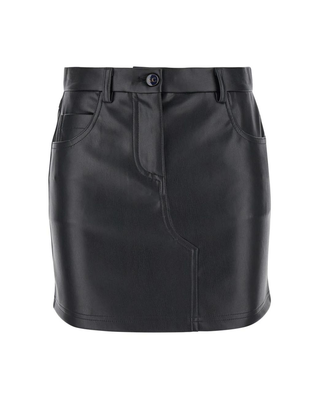 Semicouture Black Short Skirts