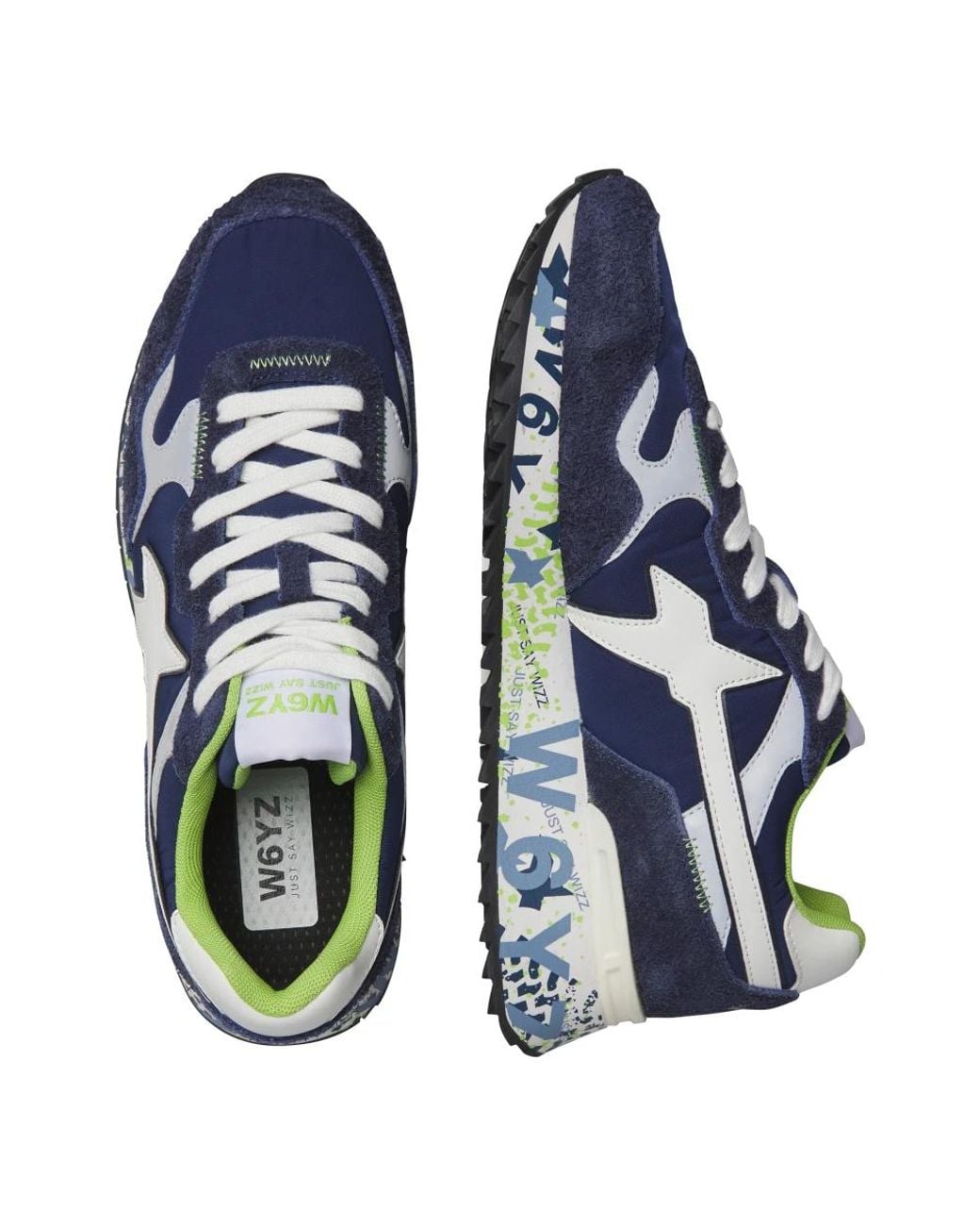W6yz Blue Sneakers for men