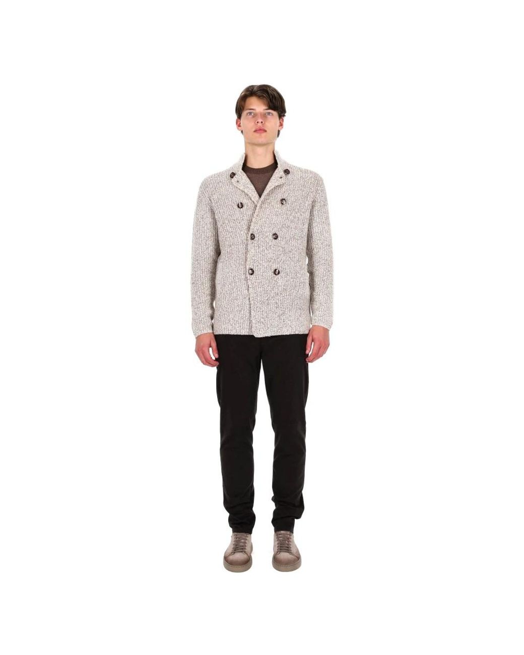 Cardigans Brunello Cucinelli pour homme en coloris Gray