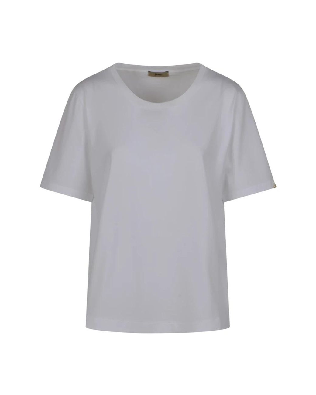 Herno Tops ,Wit ,T-Shirts in het Gray