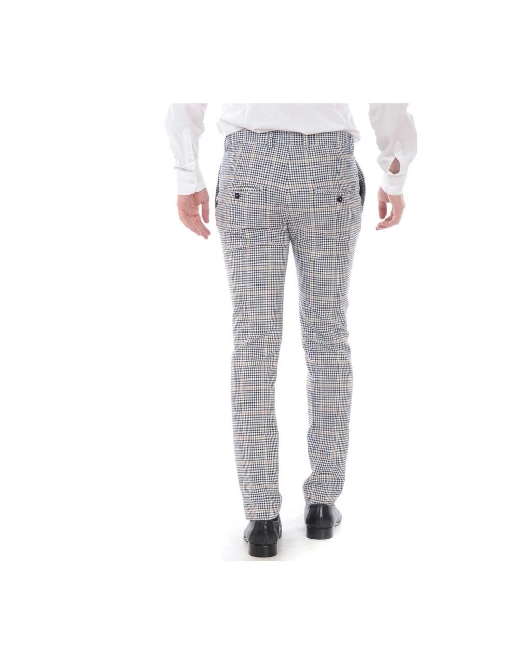 Daniele Alessandrini Gray Slim-Fit Trousers for men