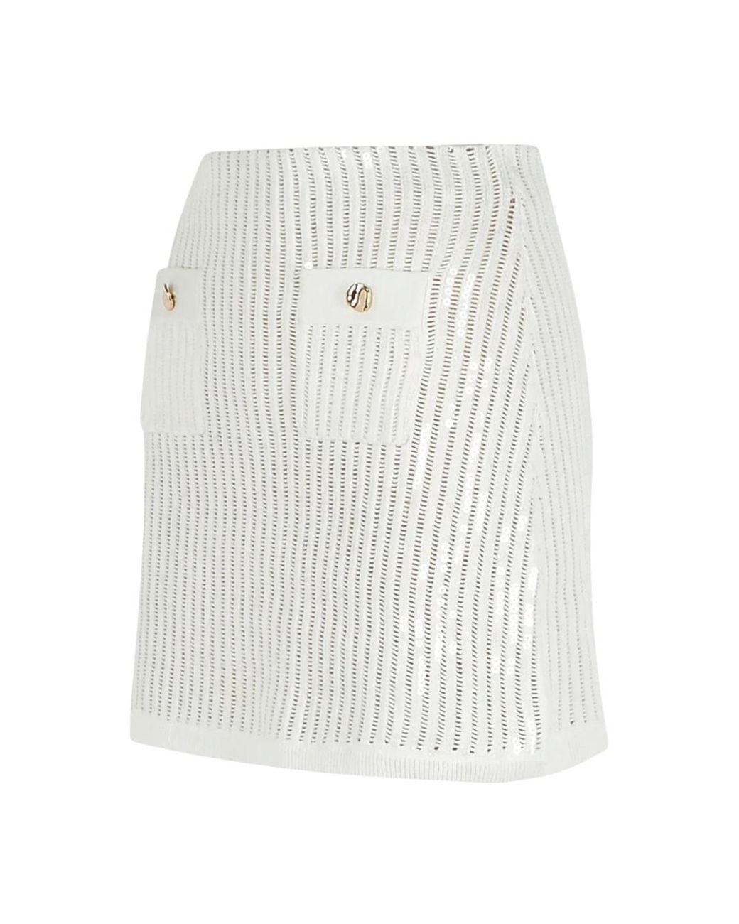 Self-Portrait White Short Skirts