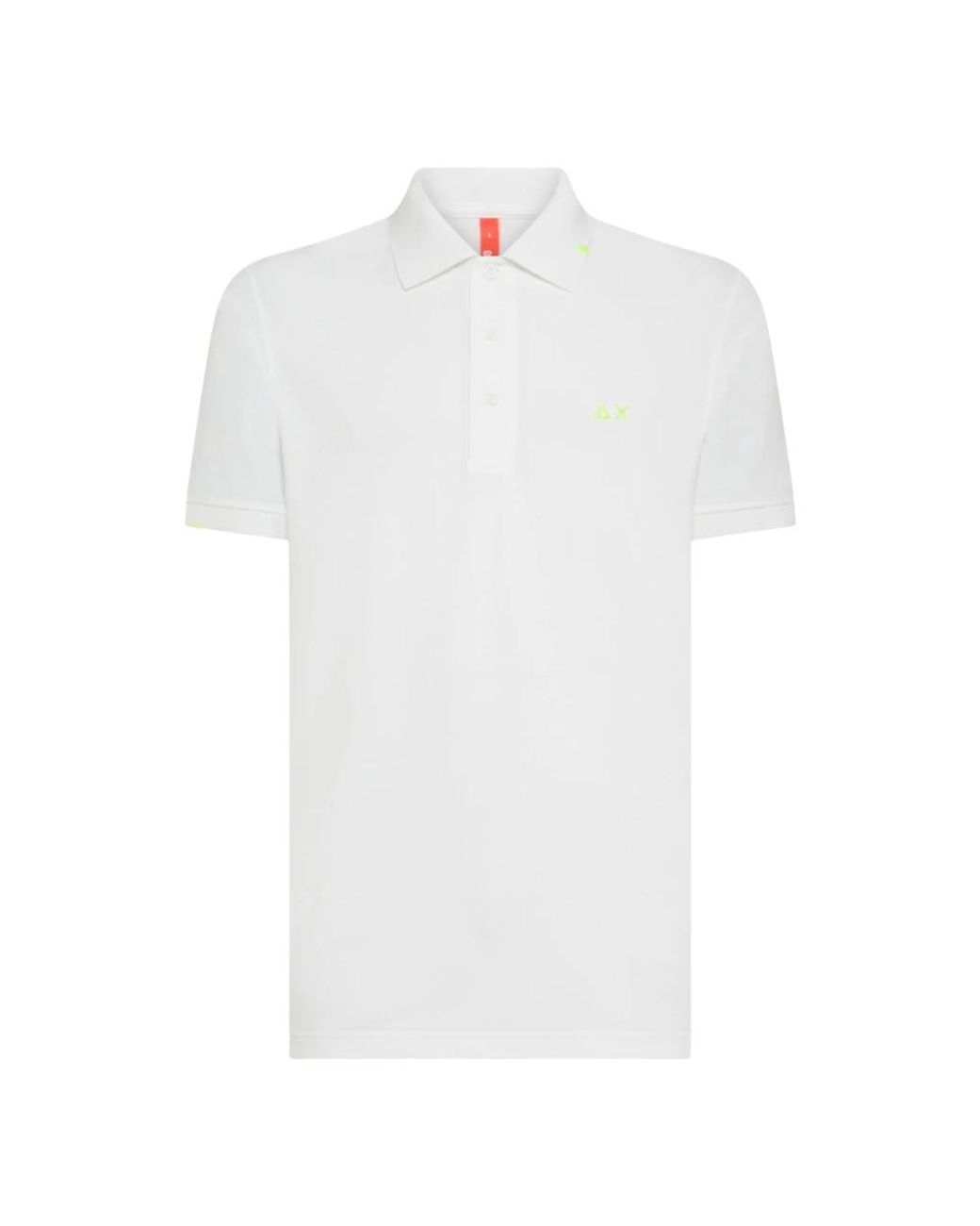 Sun 68 Tops ,Wit ,Katoen Polo Shirt in het White voor heren
