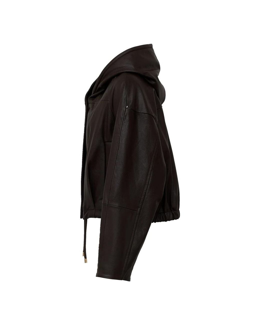 Sportmax Black Leather Jackets