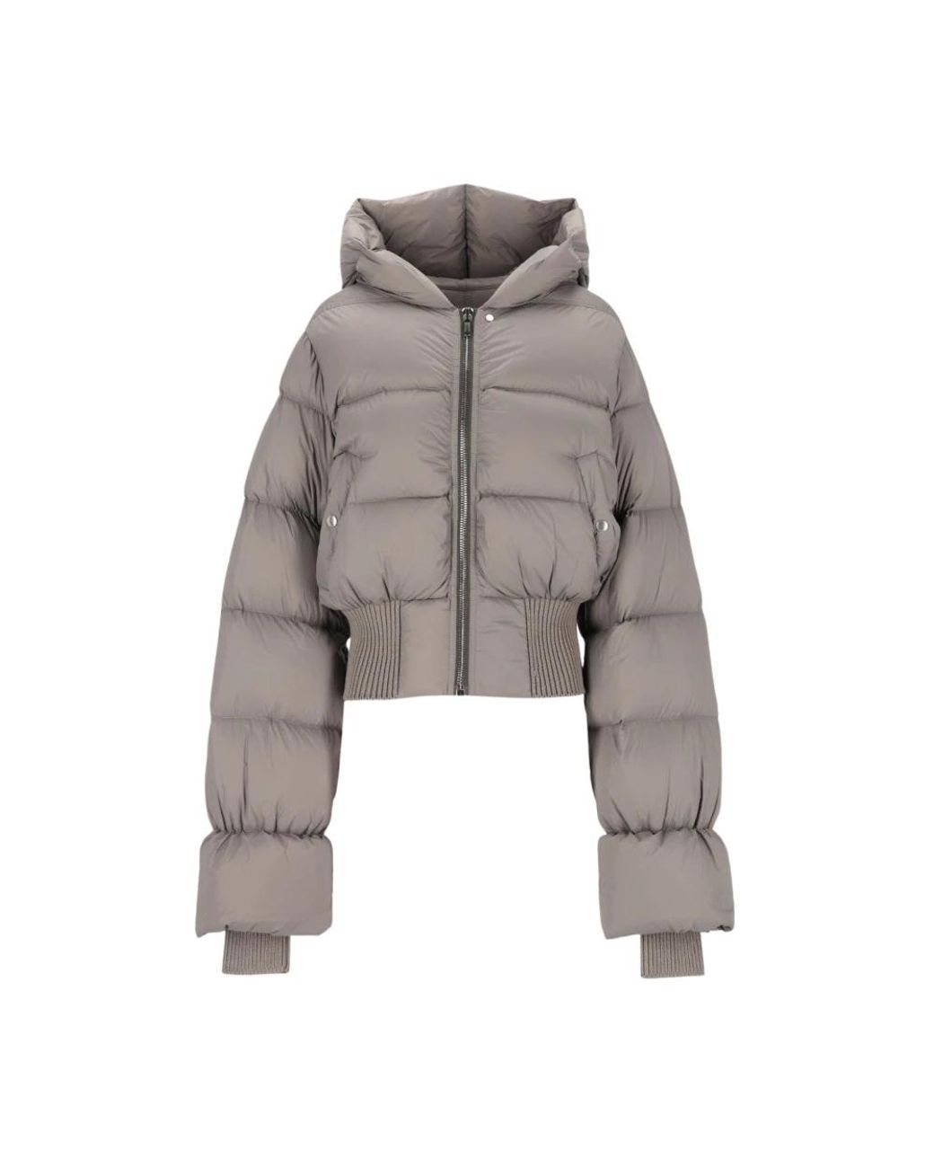 Rick Owens Gray Winter Jackets