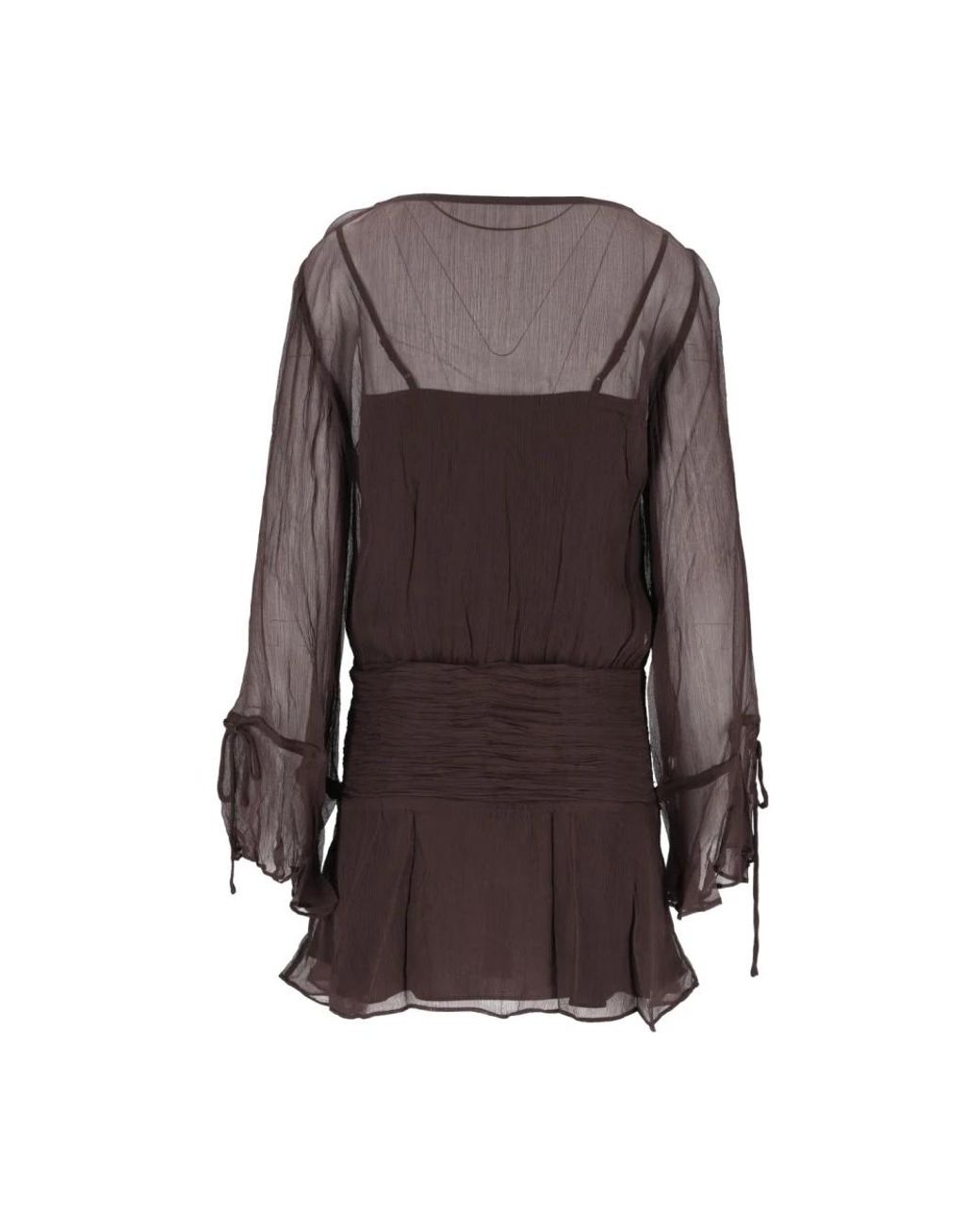Staud Brown Short Dresses