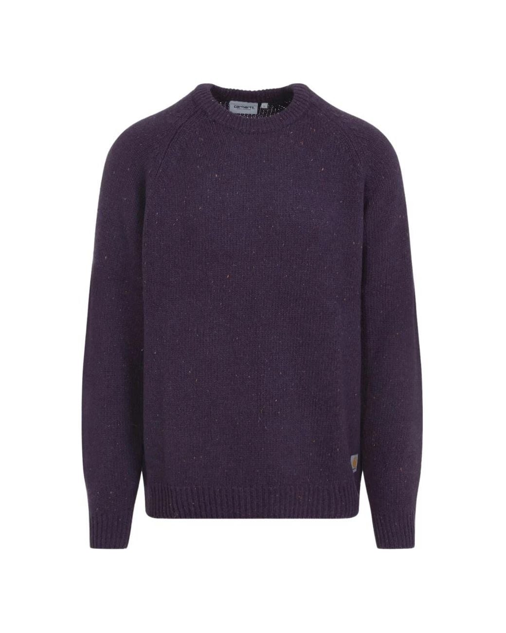 Carhartt Blue Round-Neck Knitwear for men