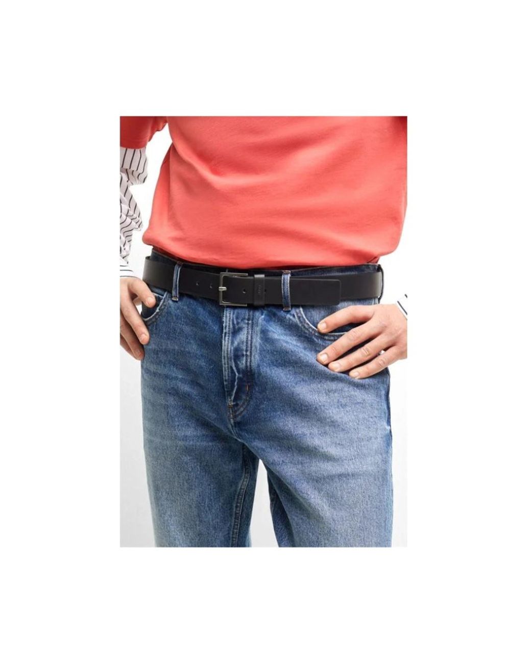 HUGO Black Belts for men