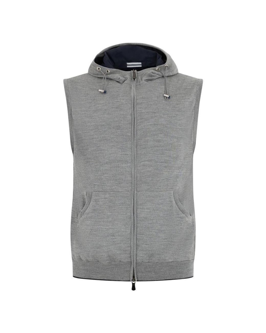 Fedeli Gray Waistcoats for men