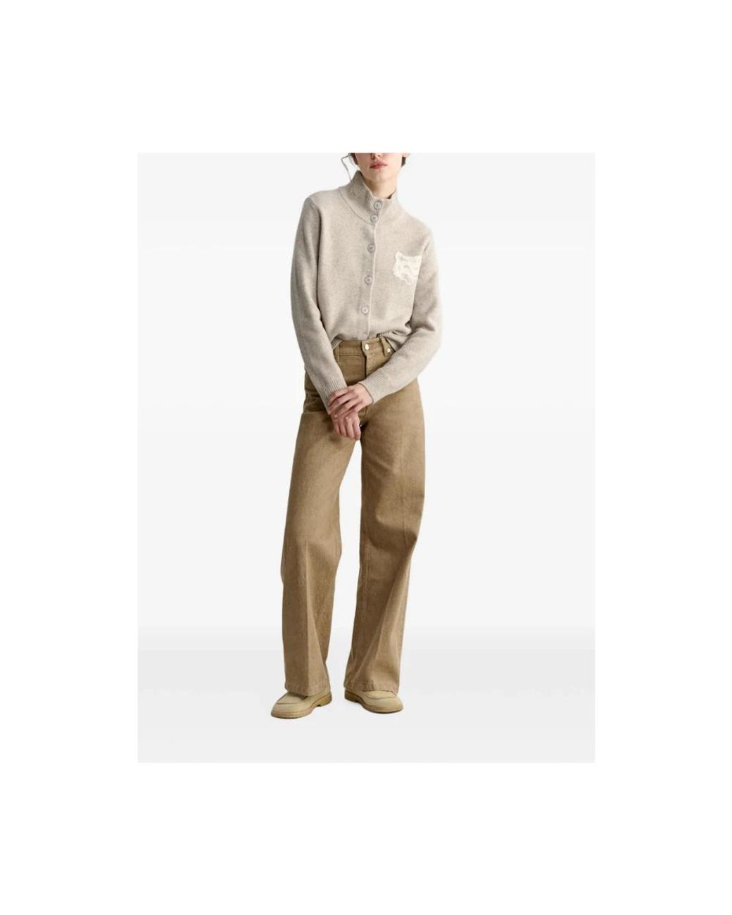 Maison Kitsuné Natural Cardigans